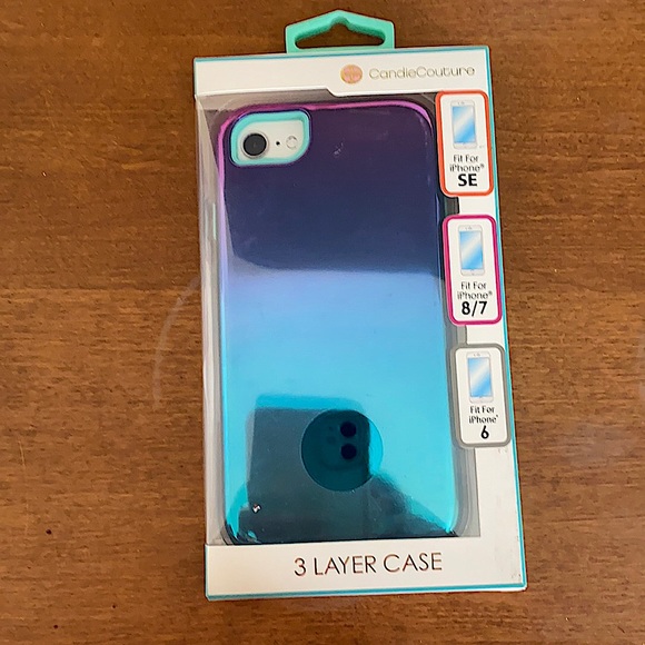 New CandieCouture iPhone SE/8/7/6 ombré fade case - Picture 1 of 3